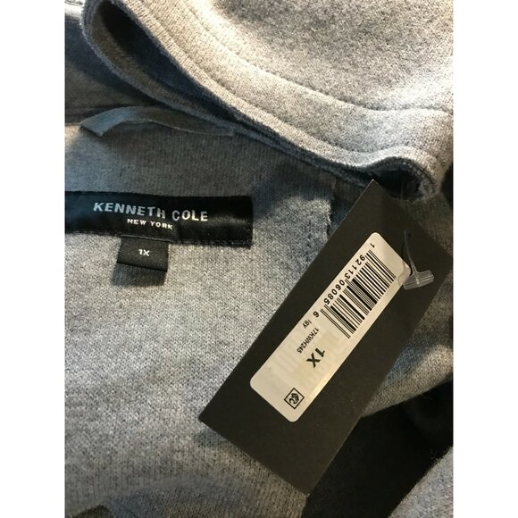 KENNETH COLE Plus Size Wool Blend Felted Coat NWT 1X - Picture 4 of 10